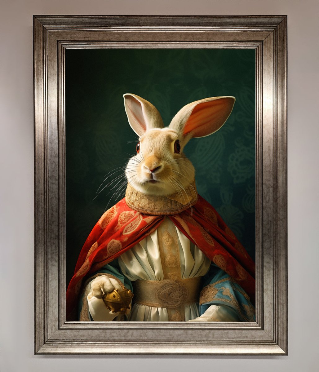 Renaissance Rabbit Framed Poster-14