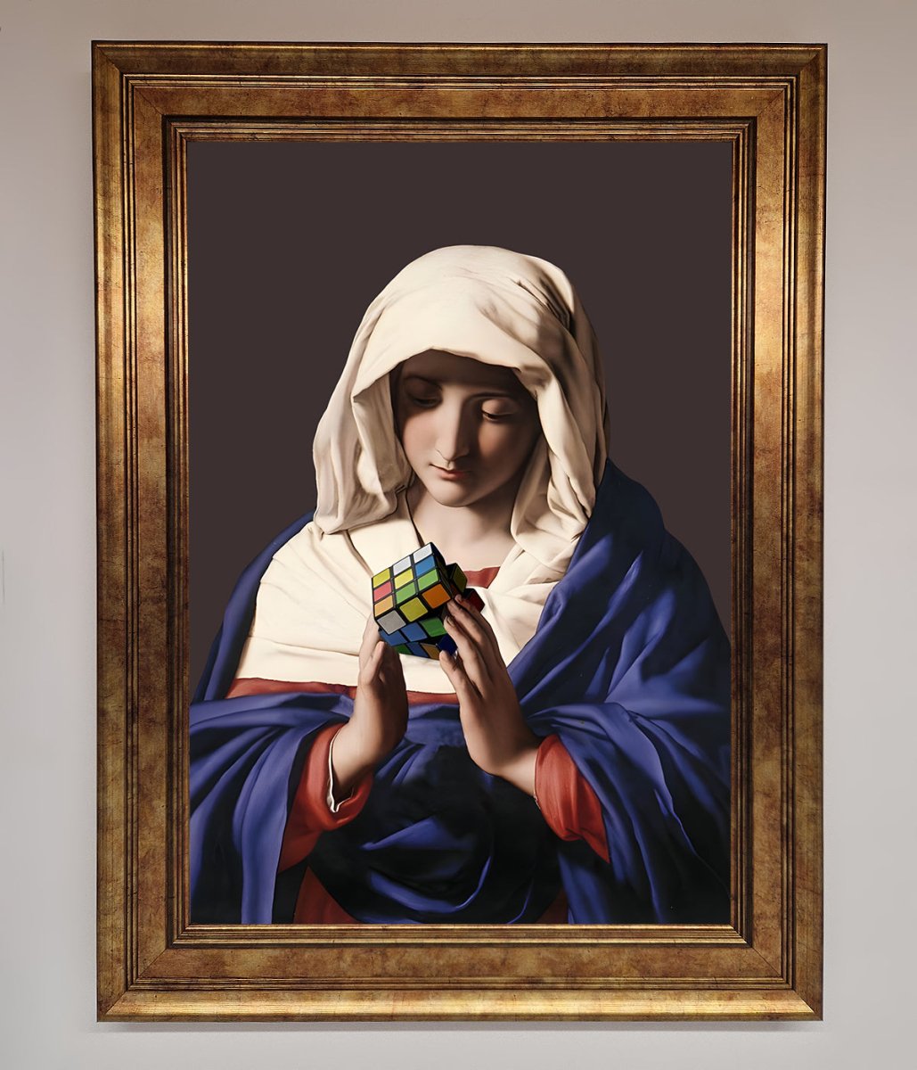 Renaissance Rubik Cube Framed Wall Art-12