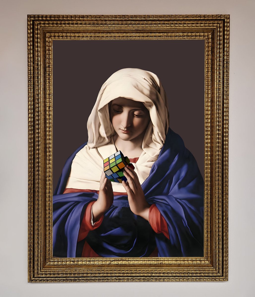 Renaissance Rubik Cube Framed Wall Art-10