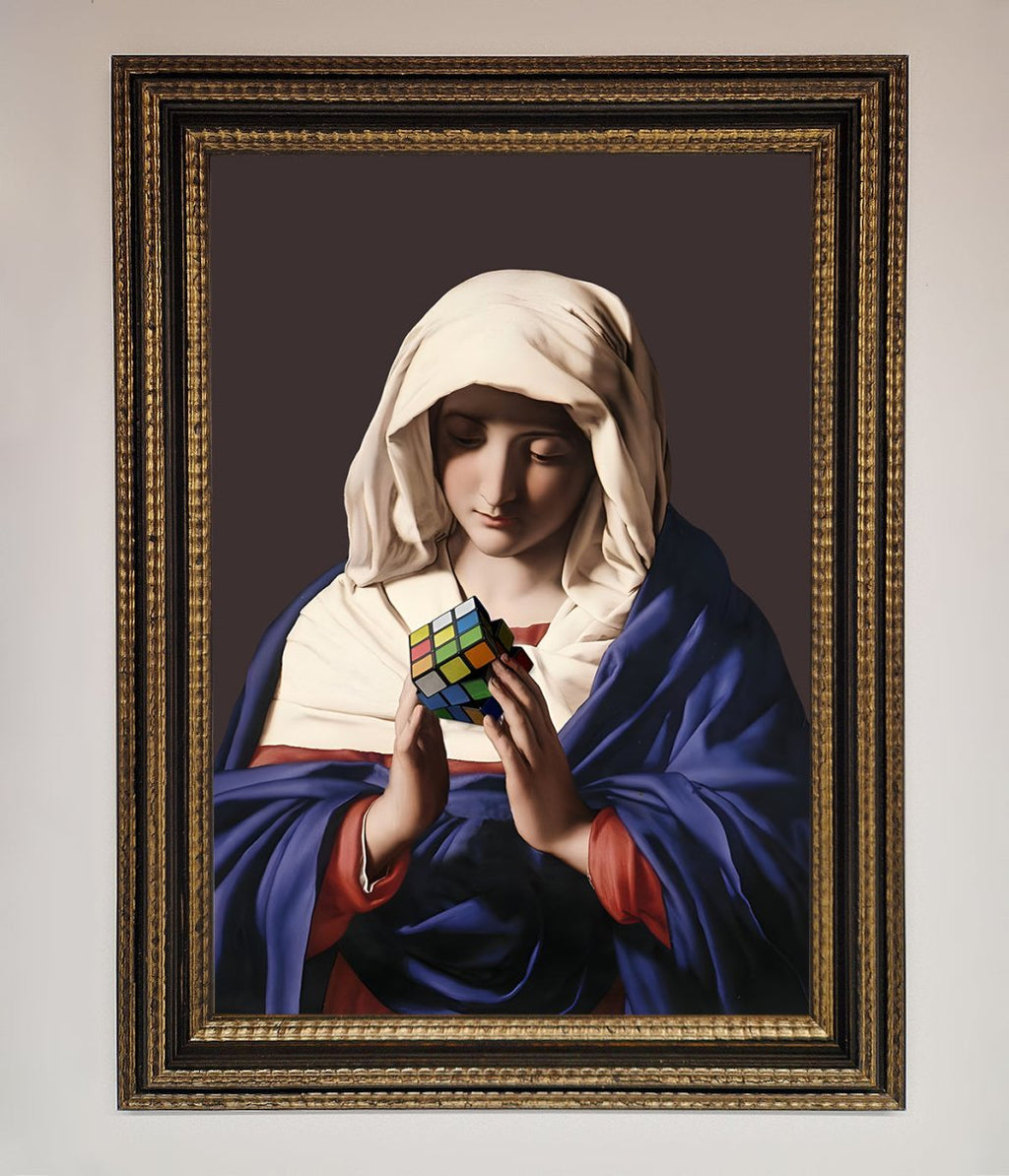 Renaissance Rubik Cube Framed Wall Art-11