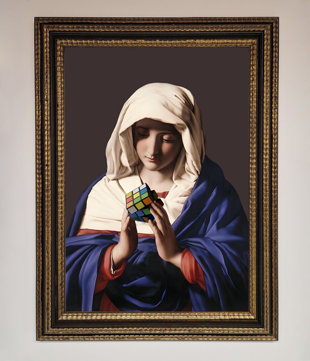Renaissance Rubik Cube Framed Wall Art-11