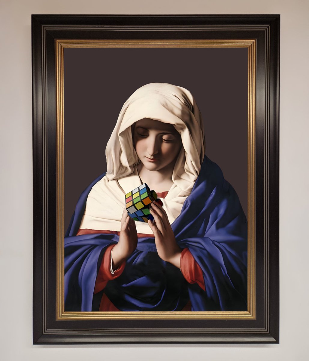 Renaissance Rubik Cube Framed Wall Art-17