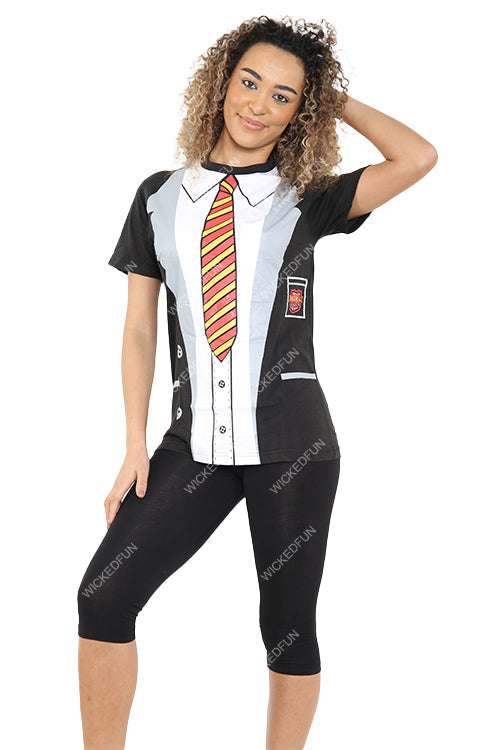 Wickedfun Women Men School Boy Printed T-Shirt-1