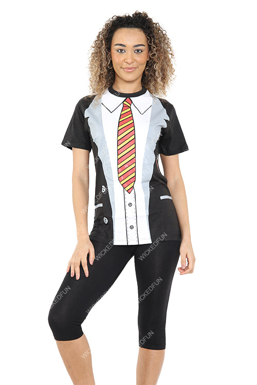 Wickedfun Women Men School Boy Printed T-Shirt-3