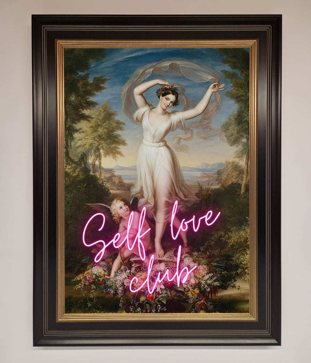 Self Love Club Framed Wall Art-17