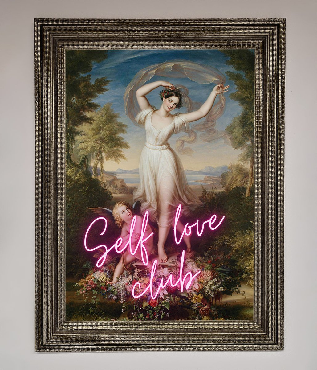 Self Love Club Framed Wall Art-11