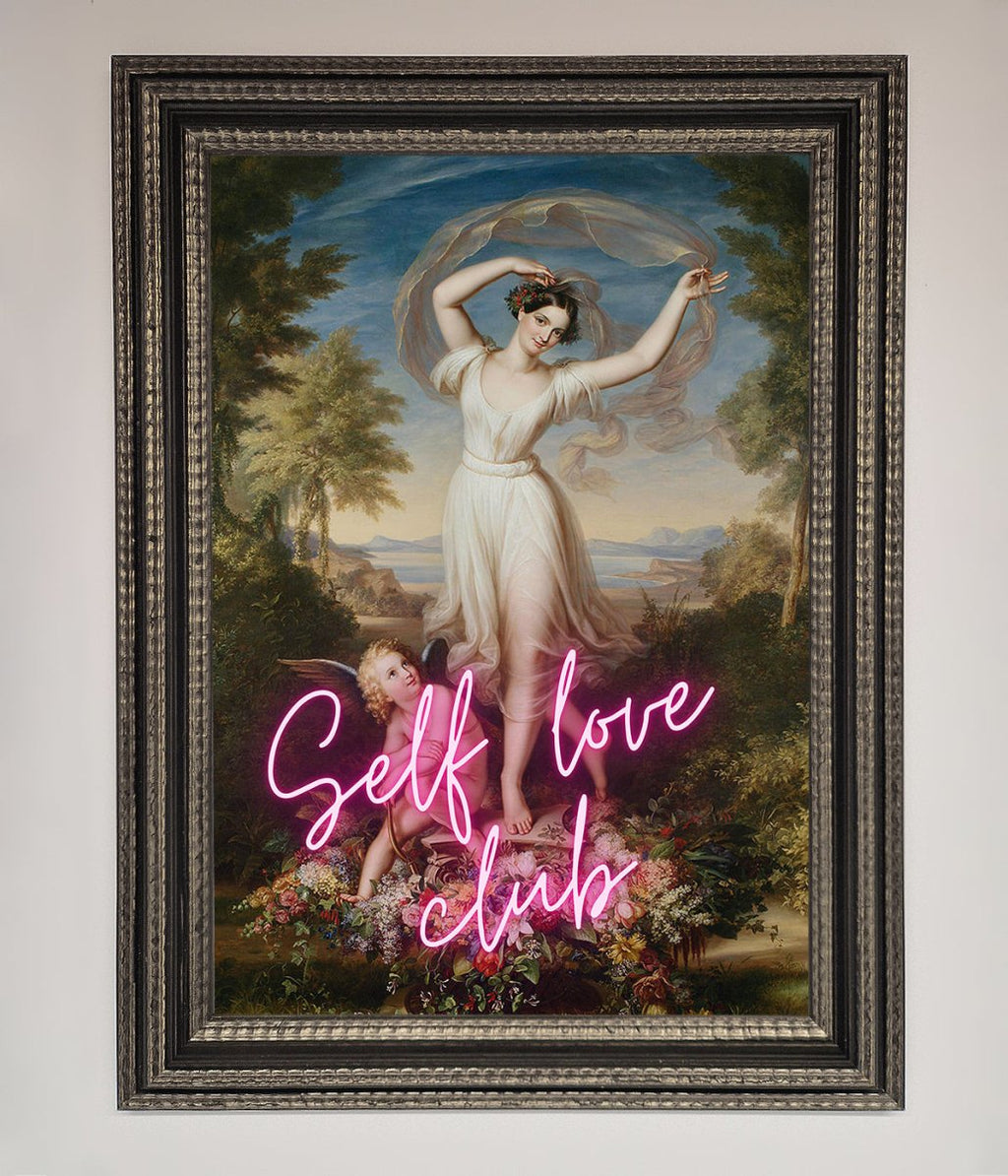 Self Love Club Framed Wall Art-14