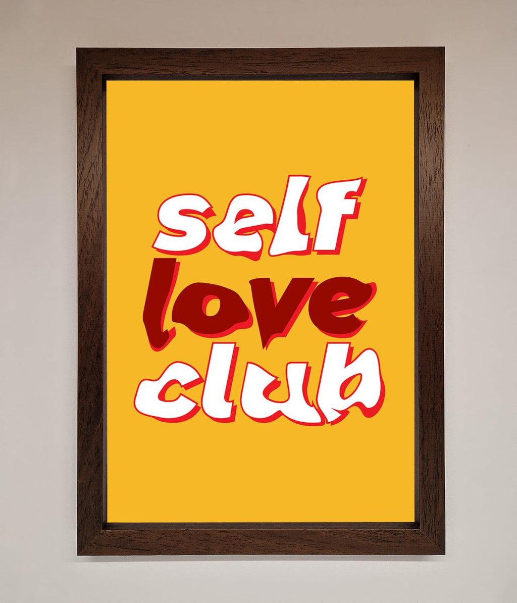 Self Love Club Quote Framed Wall Art-18