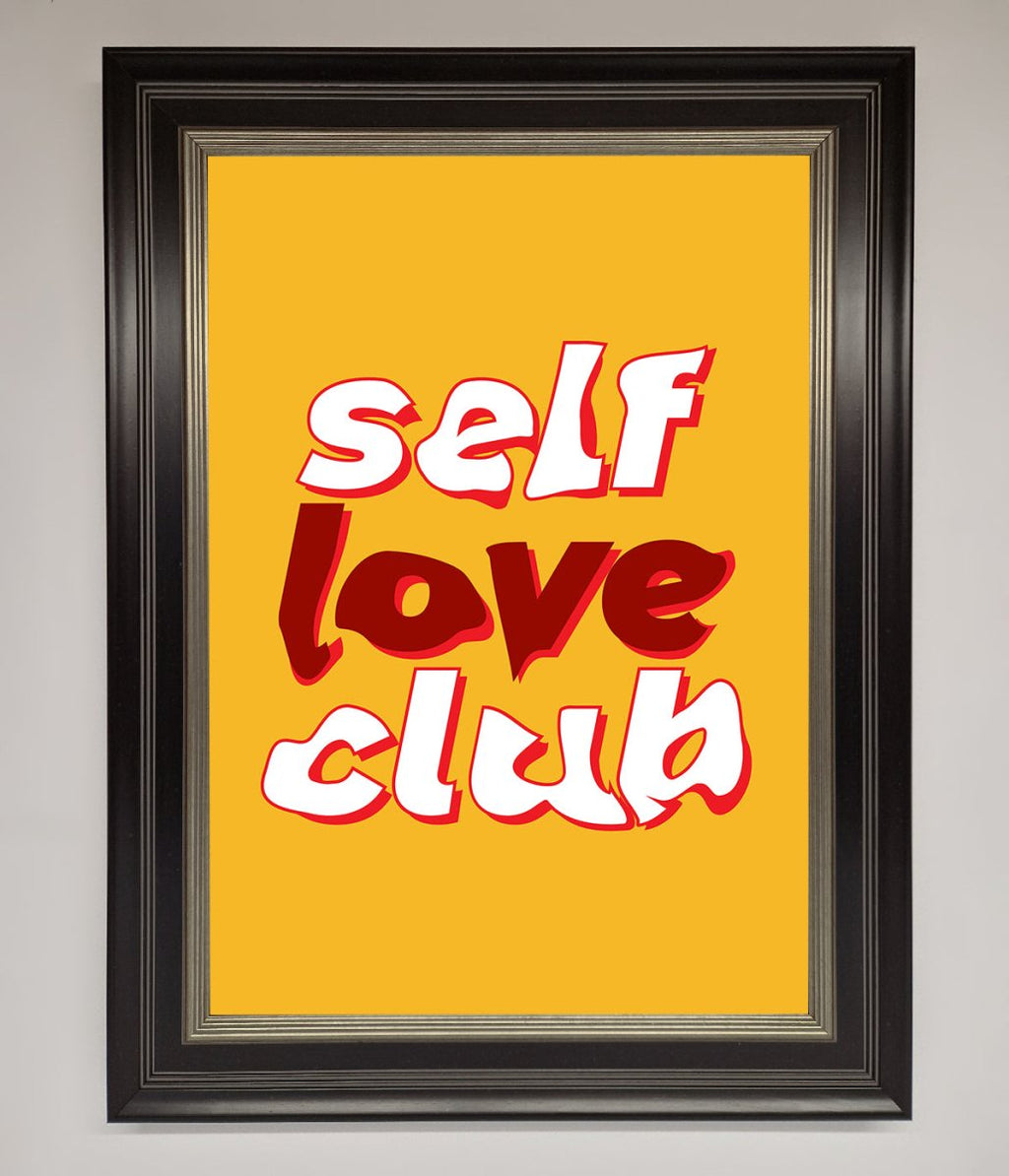 Self Love Club Quote Framed Wall Art-16