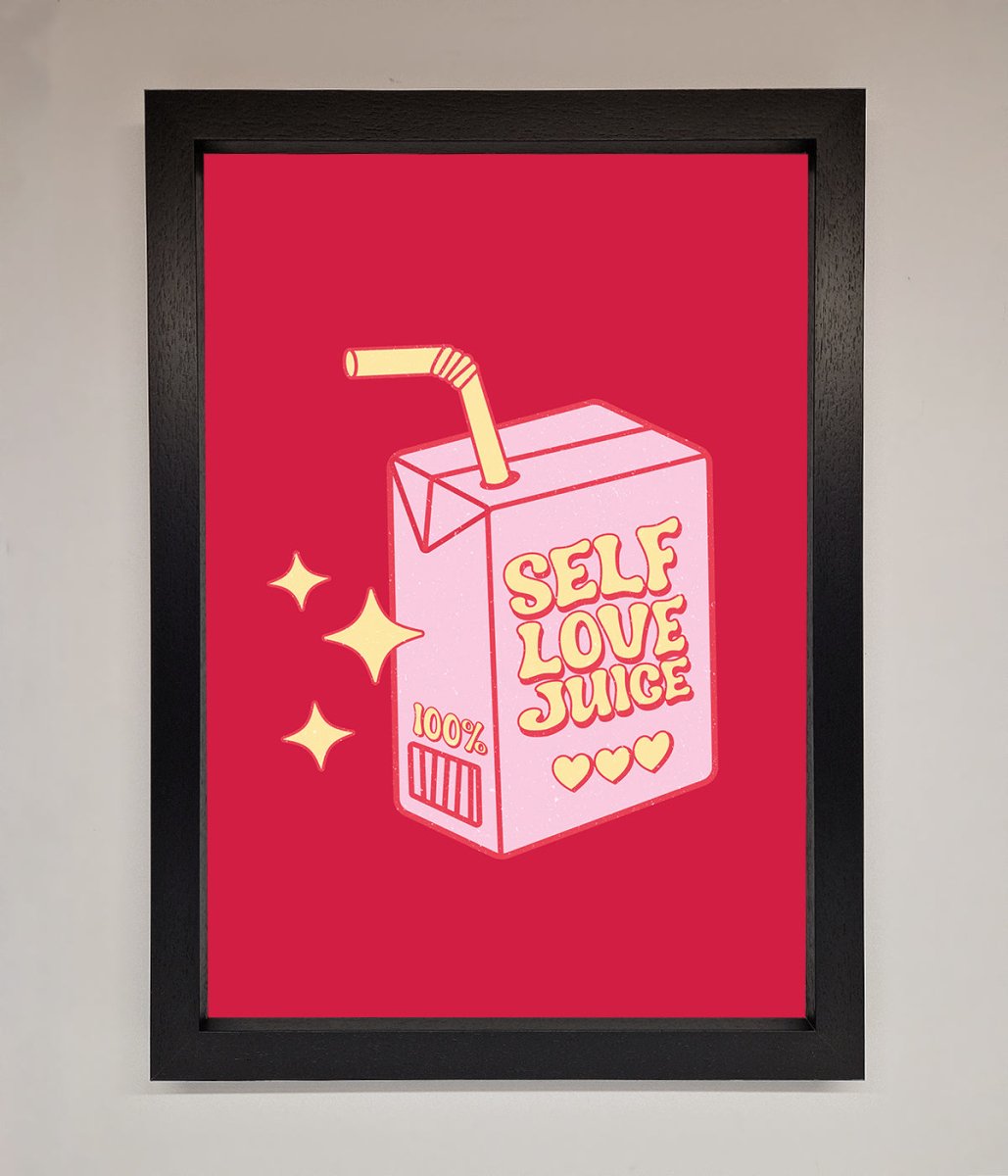 Self Love Juice Framed Poster-1