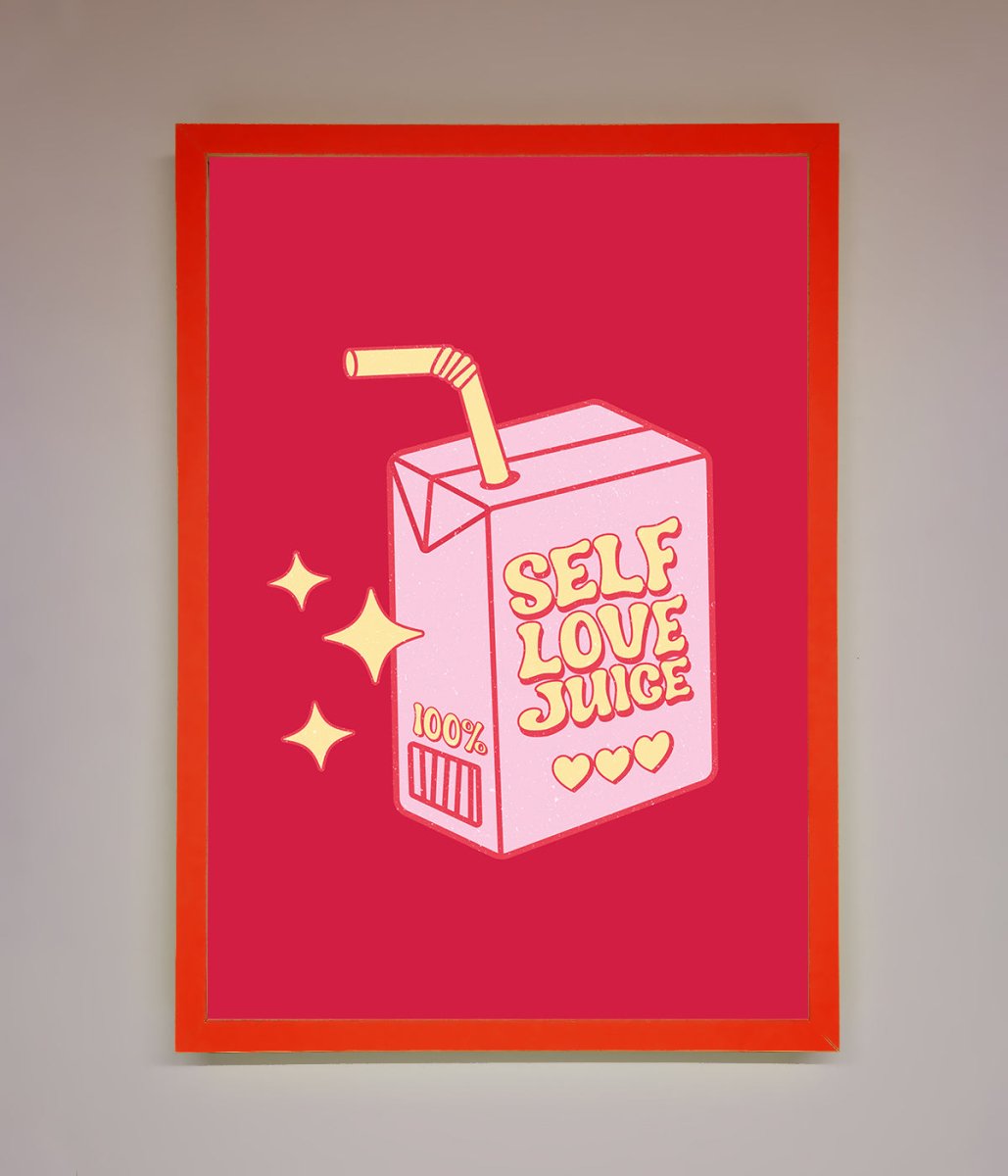 Self Love Juice Framed Poster-7