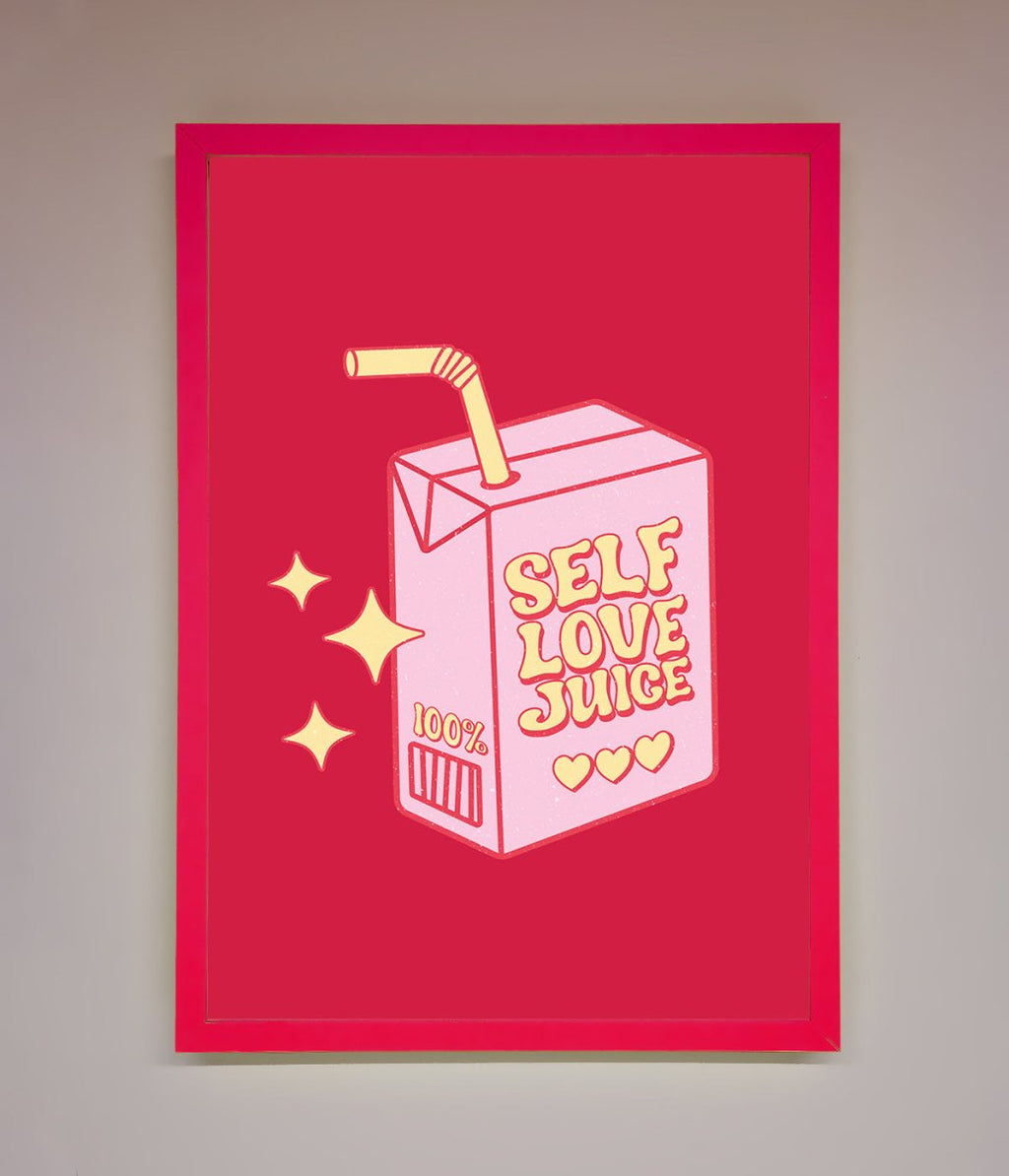 Self Love Juice Framed Poster-5