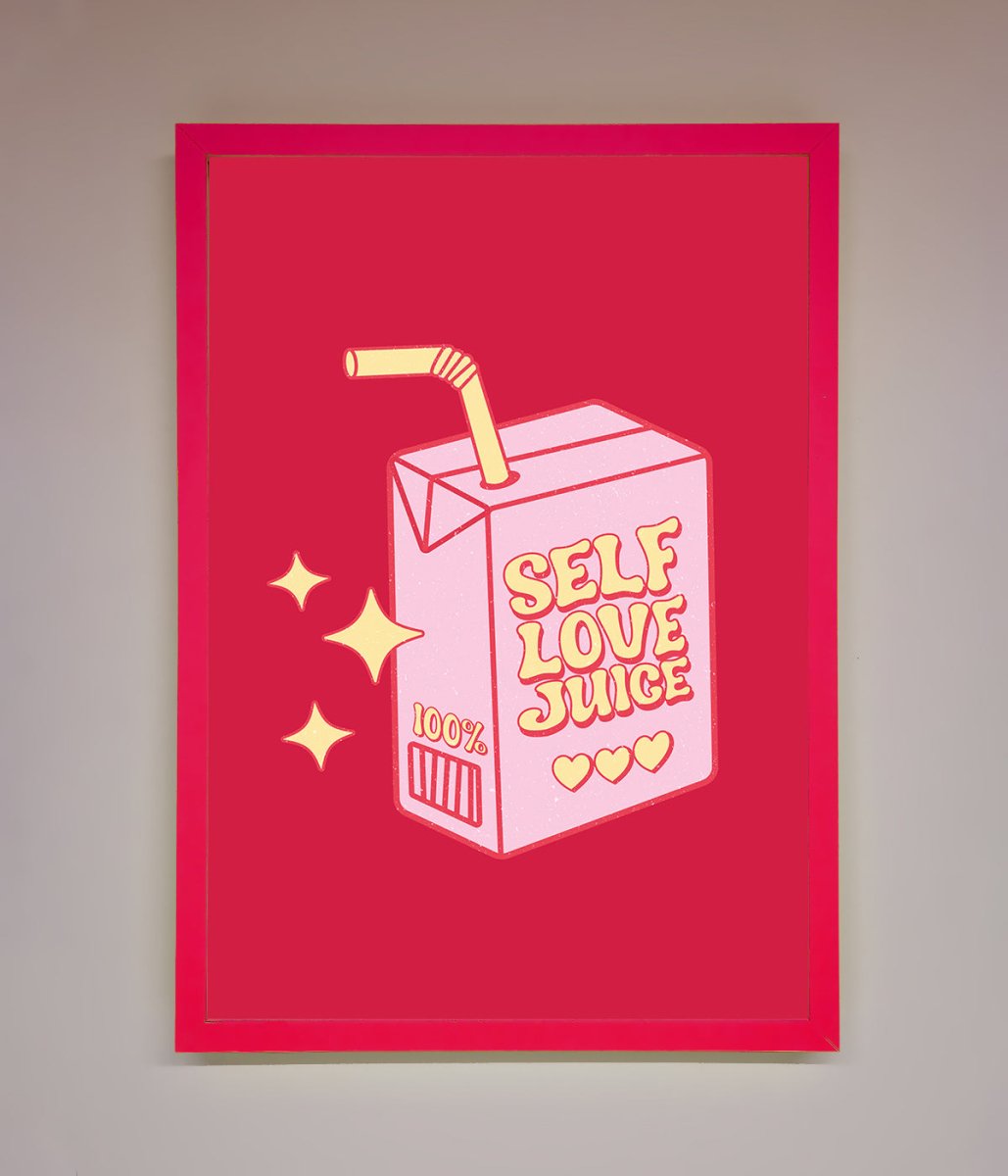 Self Love Juice Framed Poster-5