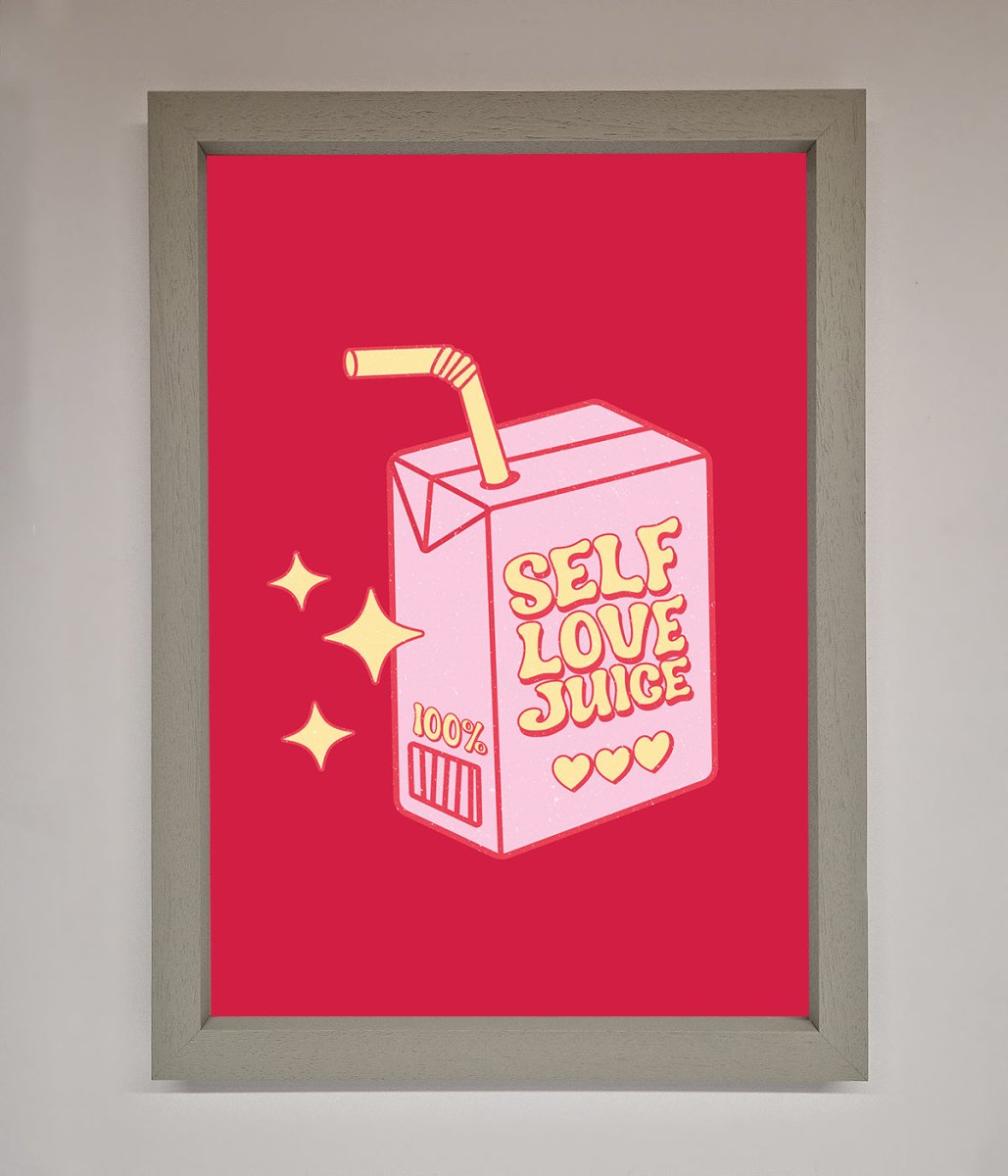 Self Love Juice Framed Poster-2