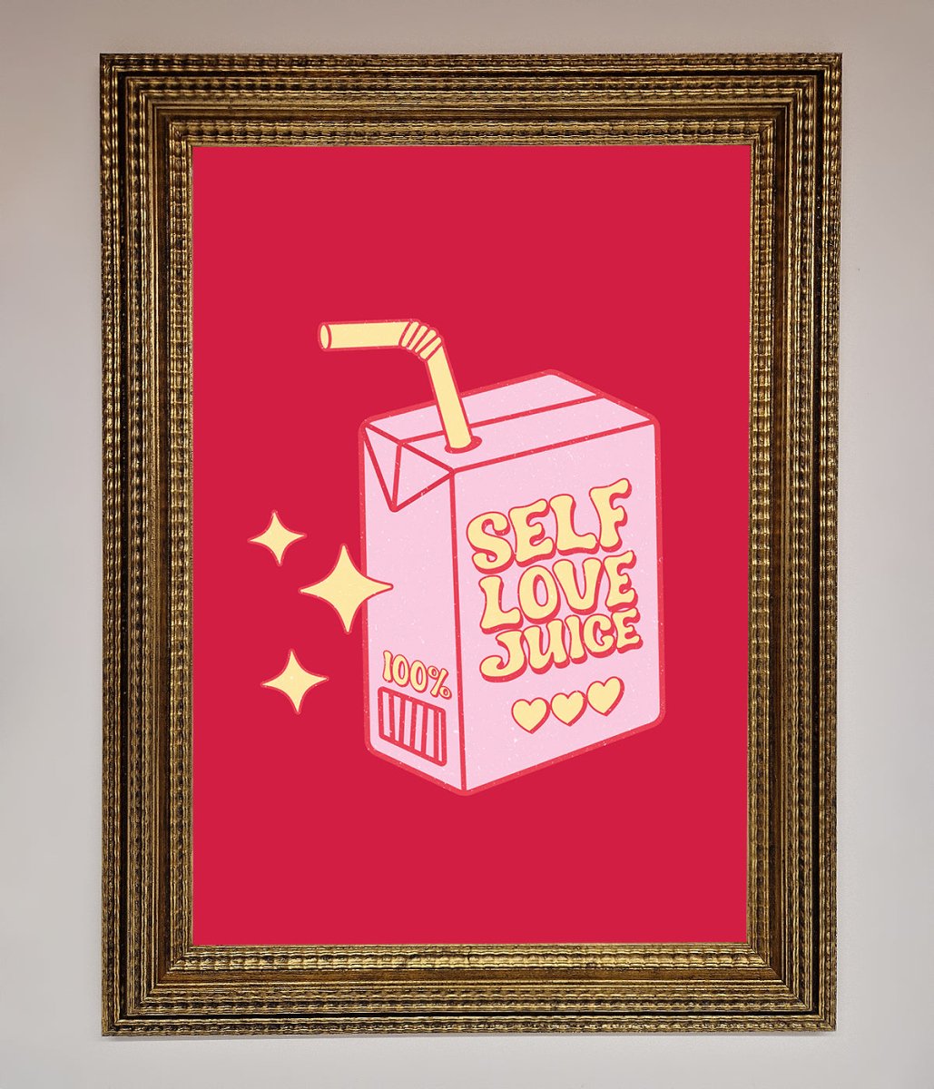 Self Love Juice Framed Poster-10
