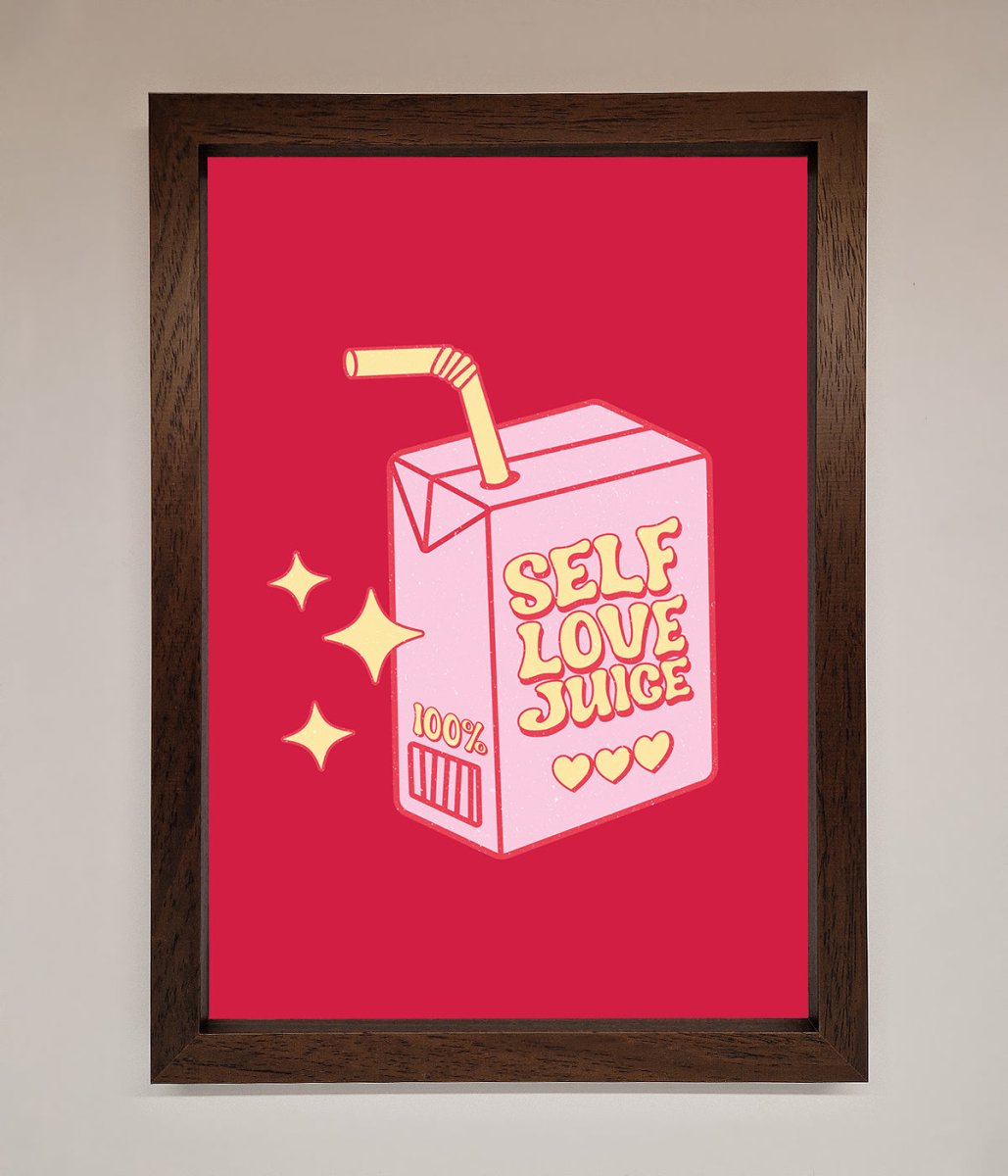 Self Love Juice Framed Poster-4