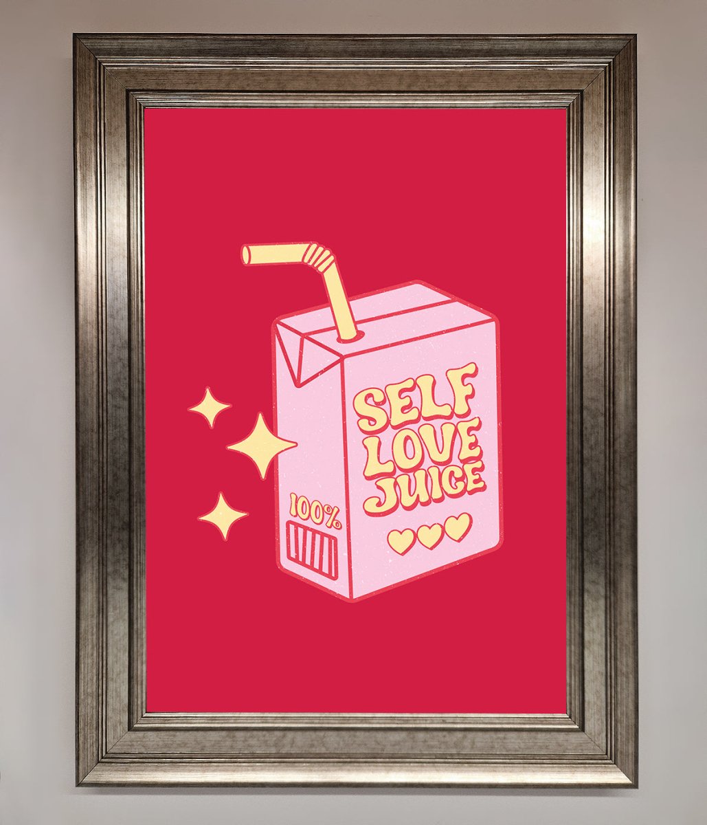 Self Love Juice Framed Poster-15