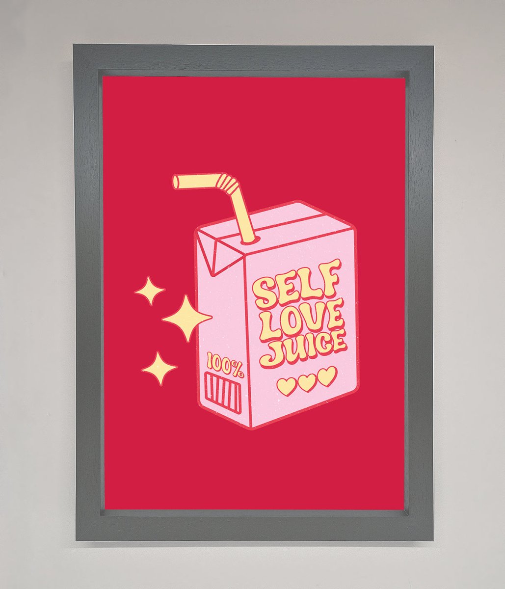 Self Love Juice Framed Poster-3