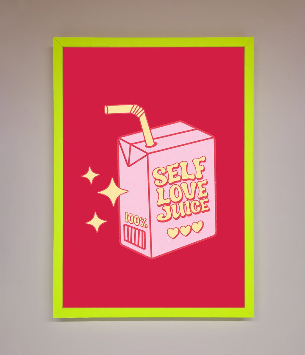Self Love Juice Framed Poster-8