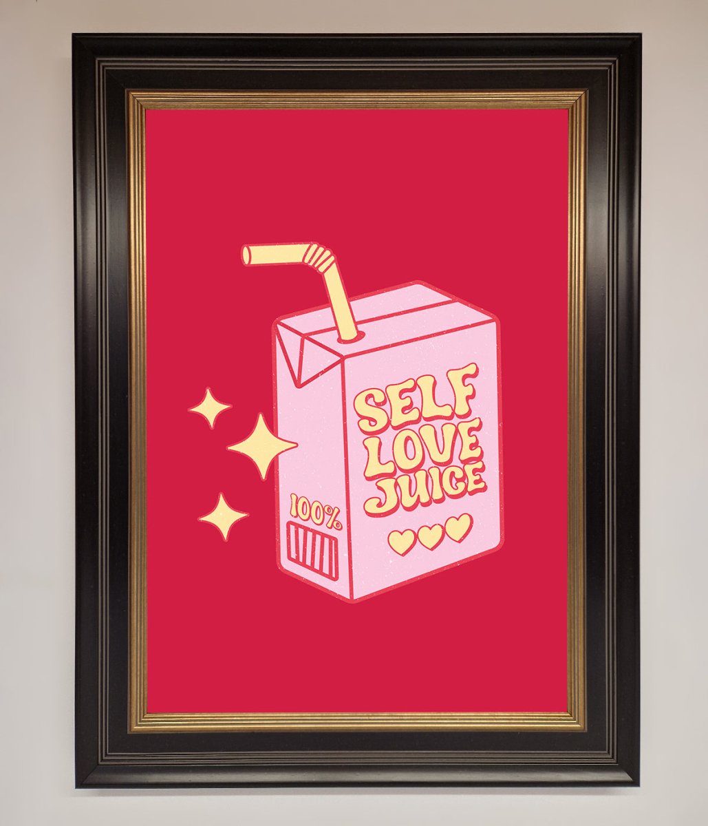 Self Love Juice Framed Poster-18