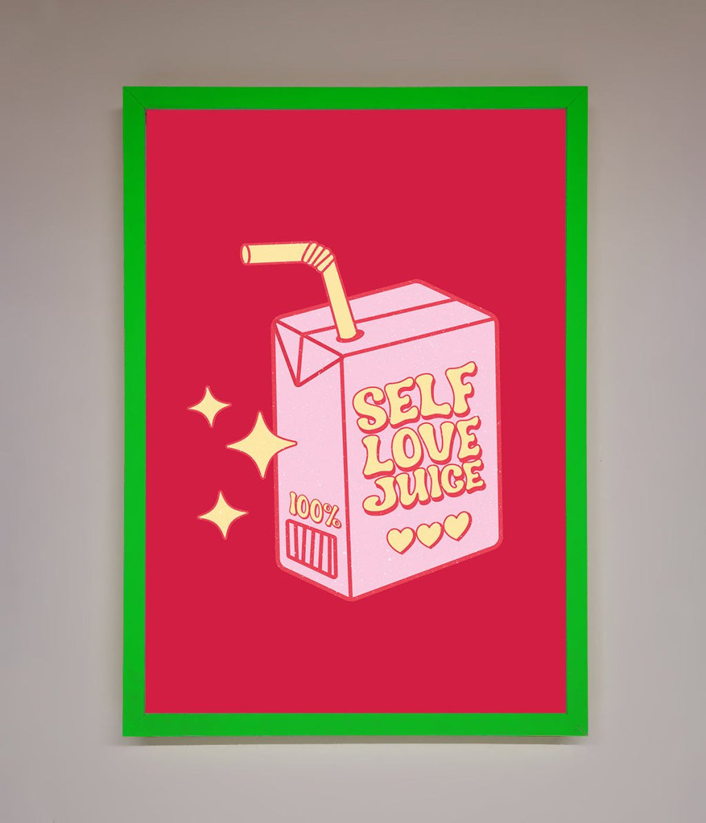 Self Love Juice Framed Poster-9