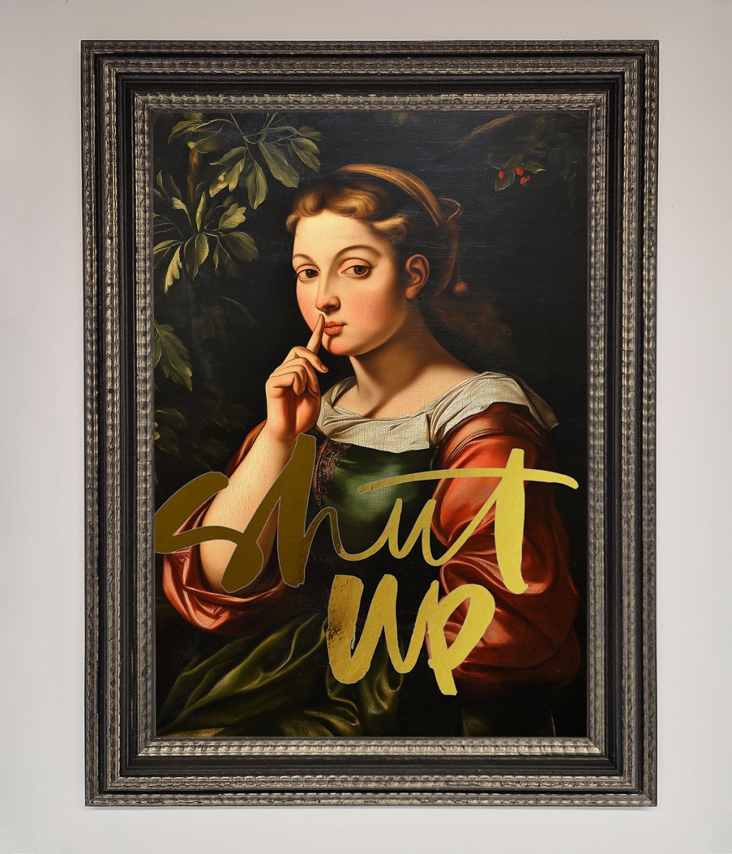 Shutup Foil Print-18