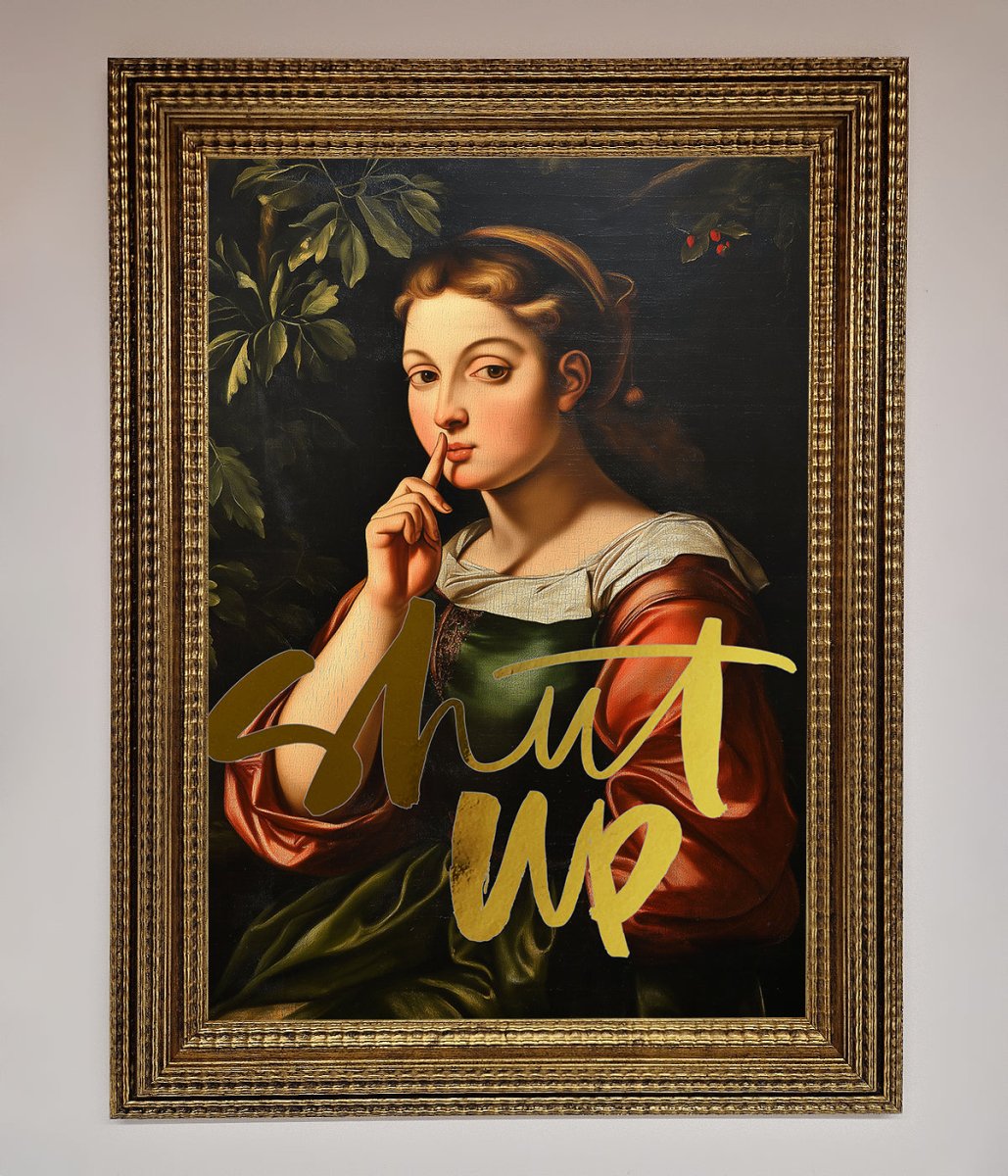 Shutup Foil Print-16