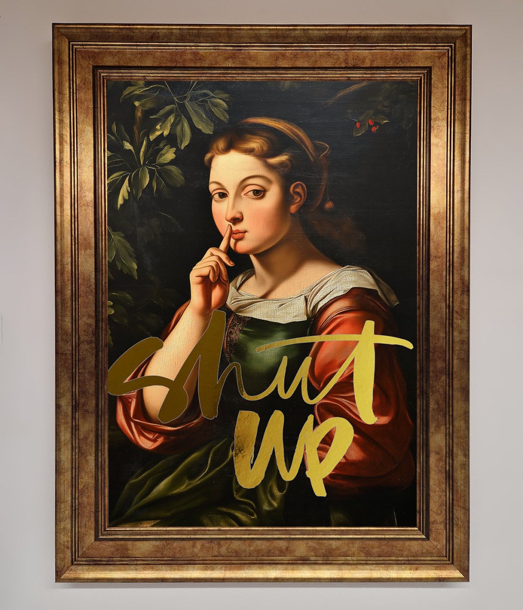 Shutup Foil Print-3