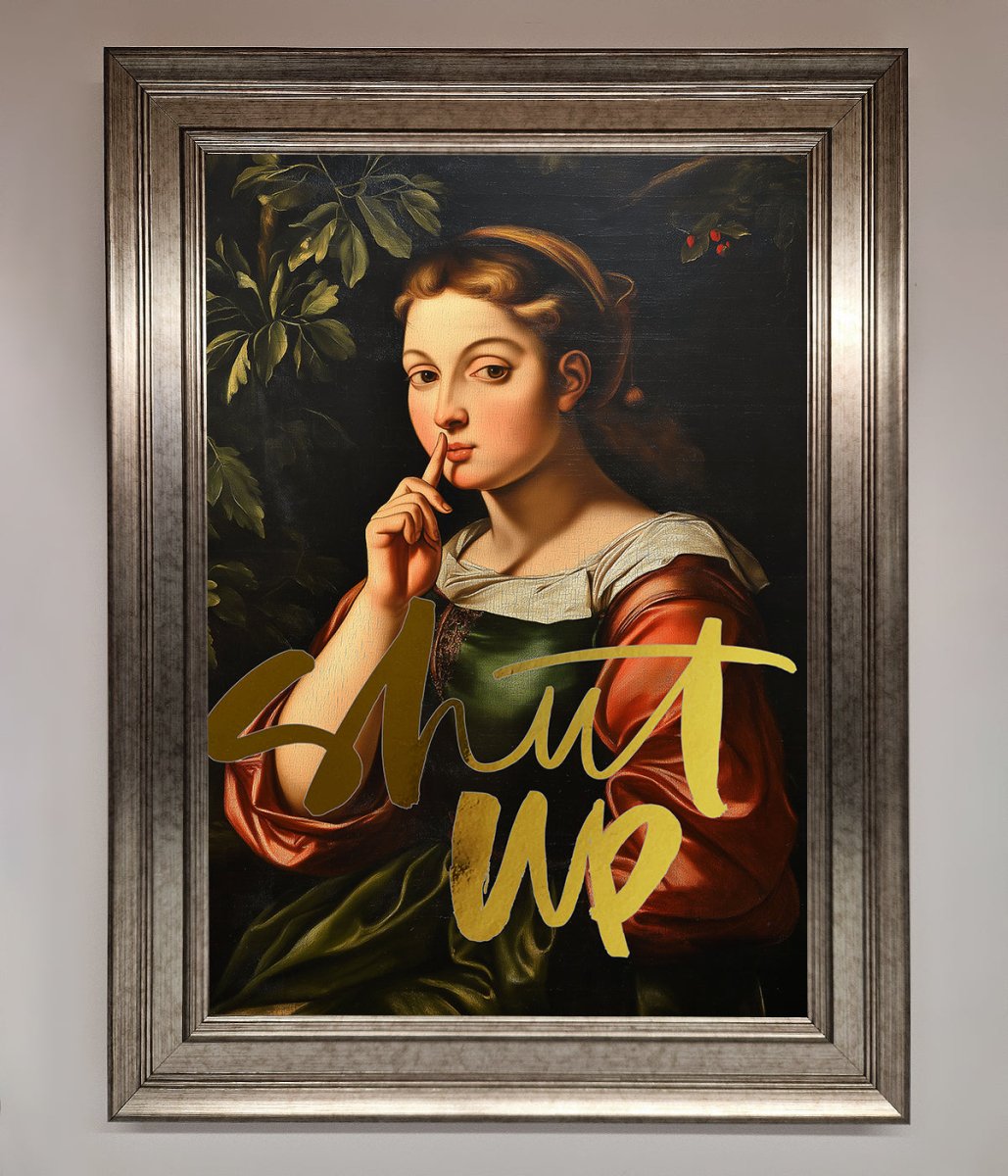 Shutup Foil Print-1
