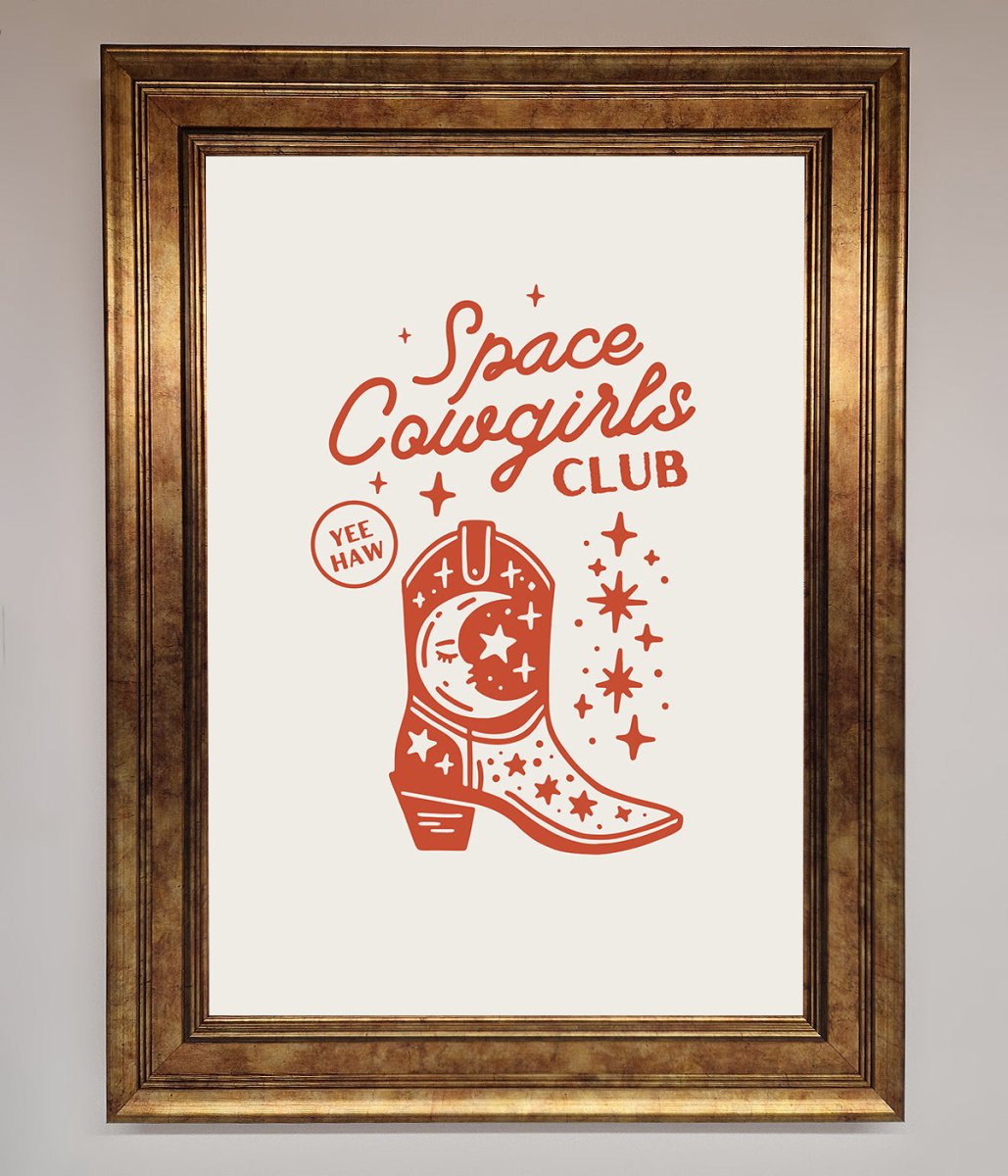 Space Cowgirls Club Framed Wall Art-7