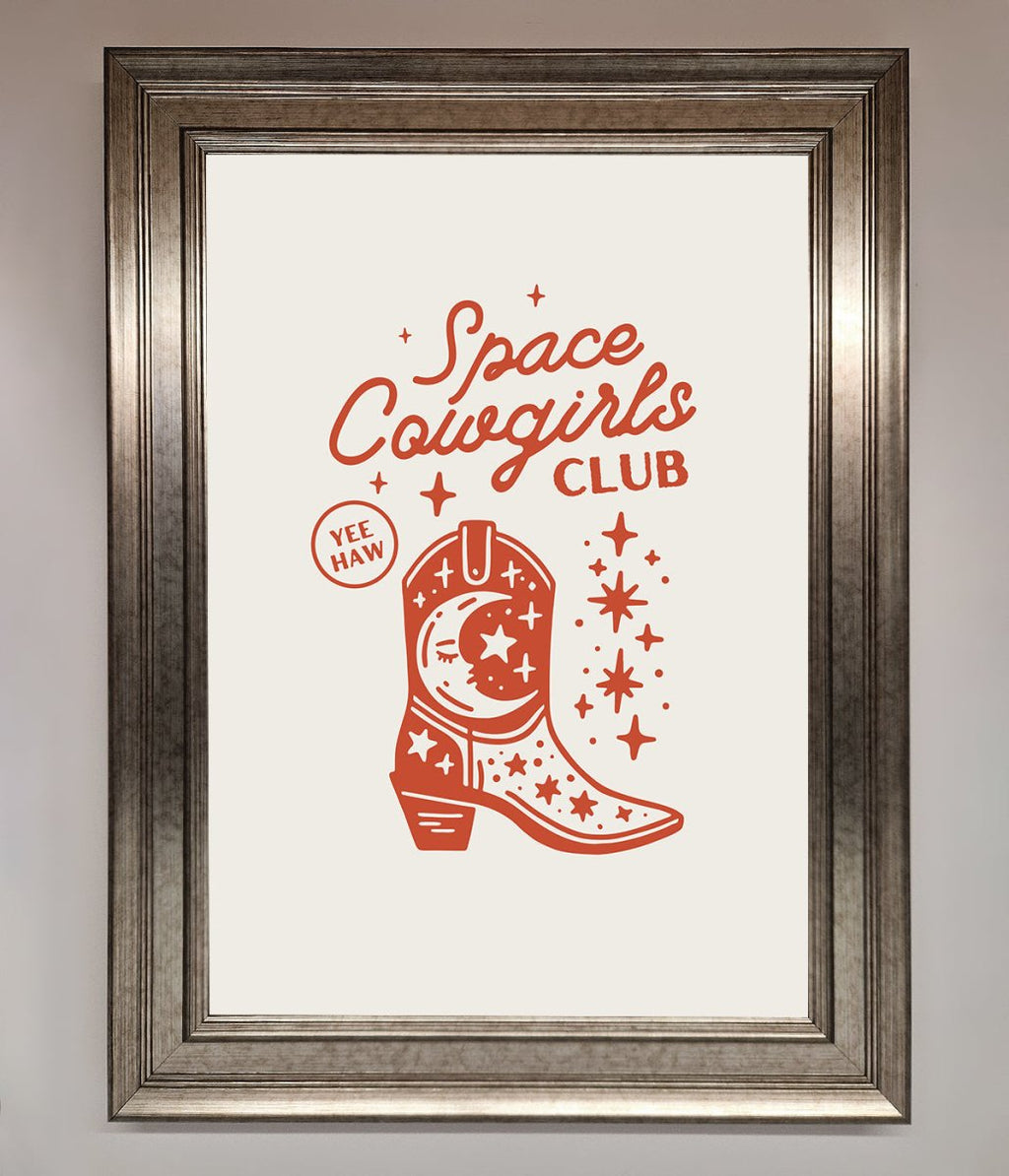 Space Cowgirls Club Framed Wall Art-5