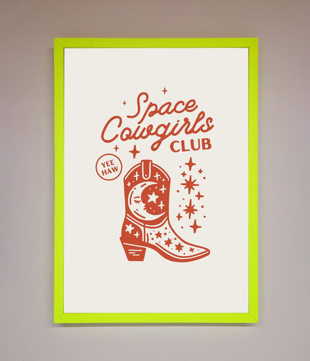 Space Cowgirls Club Framed Wall Art-12