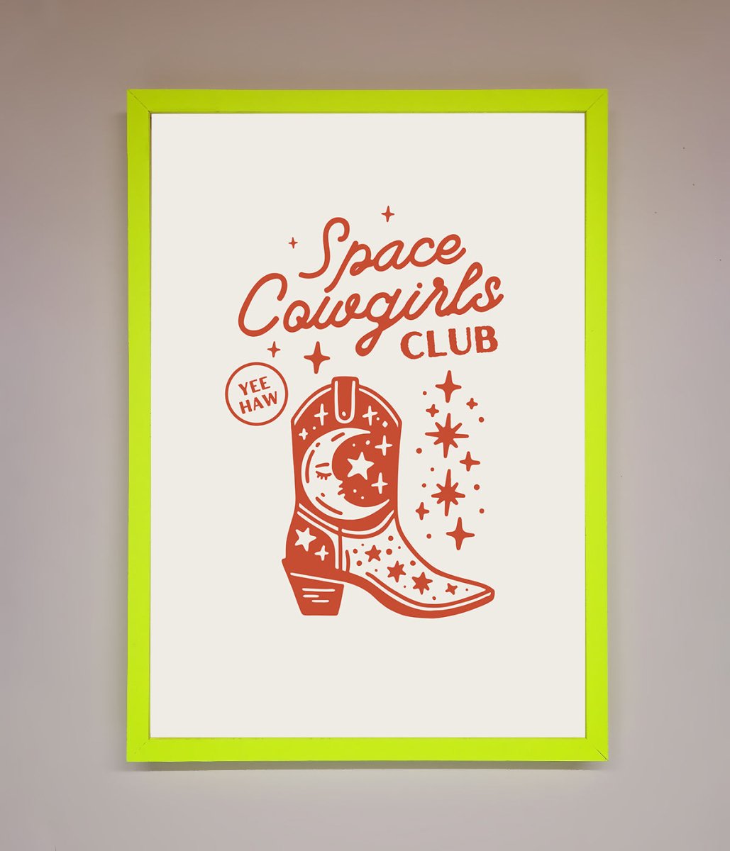 Space Cowgirls Club Framed Wall Art-12