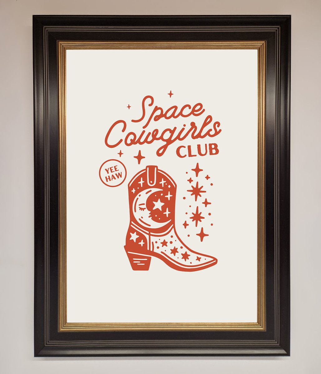 Space Cowgirls Club Framed Wall Art-9