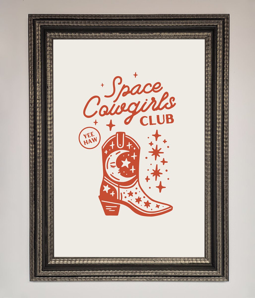 Space Cowgirls Club Framed Wall Art-17