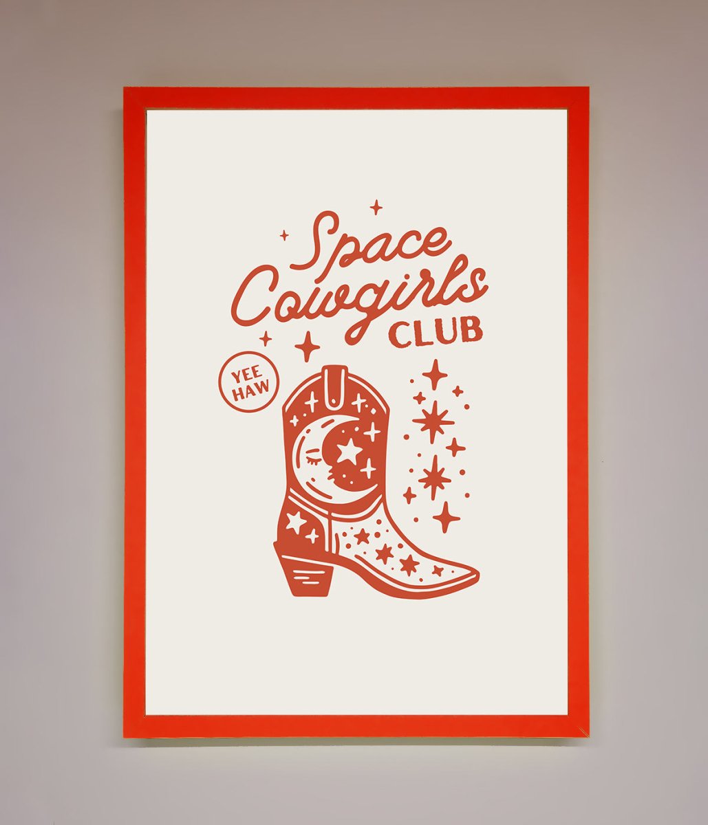Space Cowgirls Club Framed Wall Art-14
