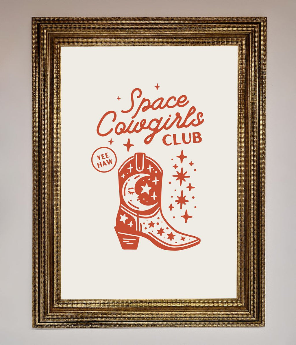 Space Cowgirls Club Framed Wall Art-15