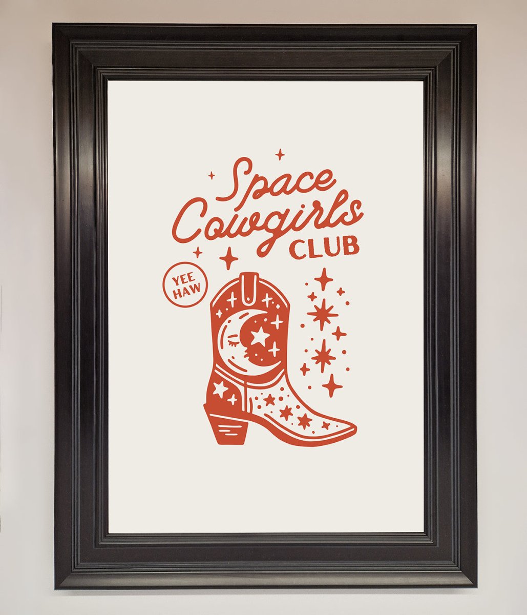 Space Cowgirls Club Framed Wall Art-6