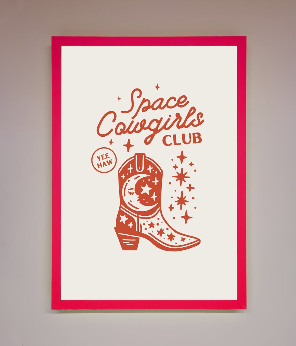 Space Cowgirls Club Framed Wall Art-13