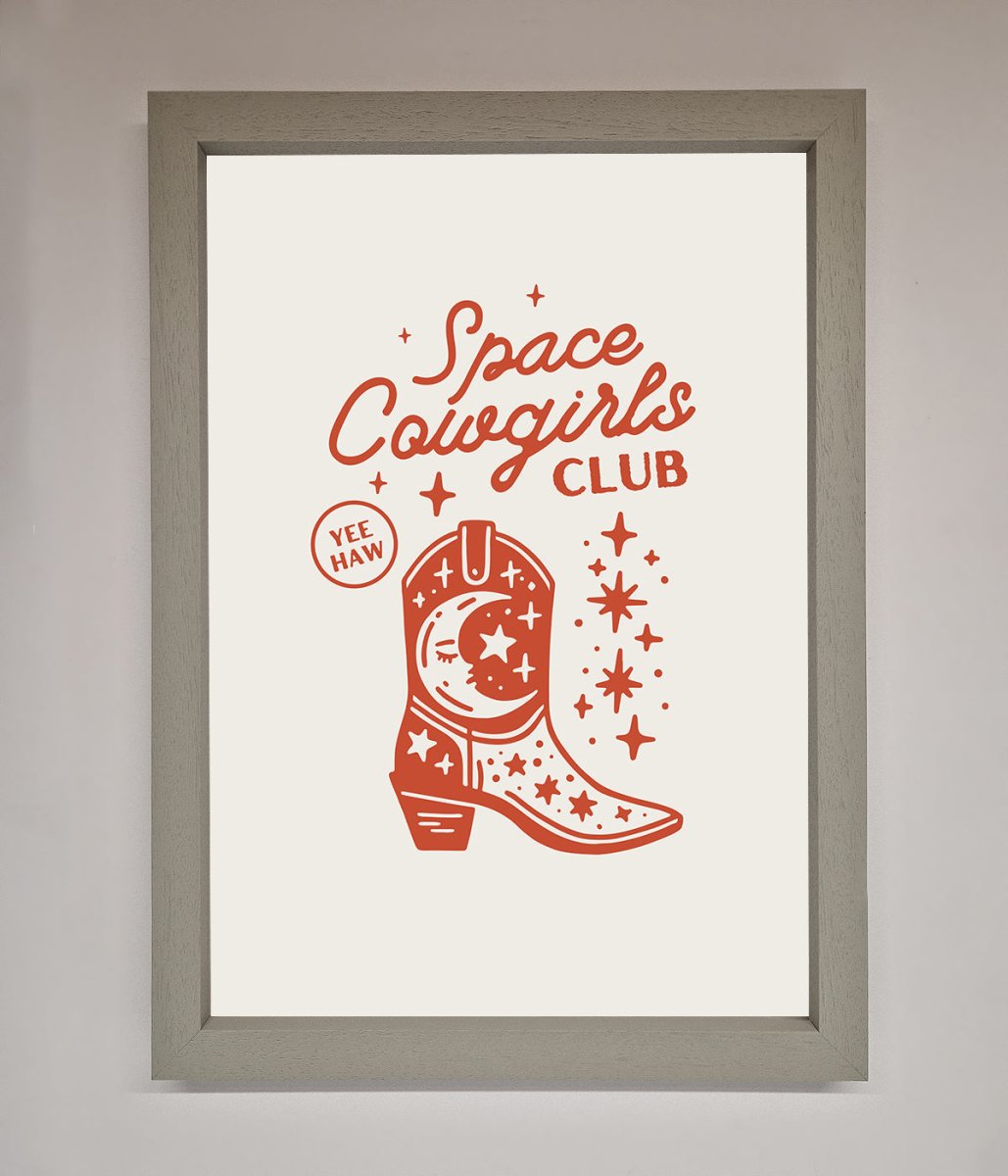 Space Cowgirls Club Framed Wall Art-3