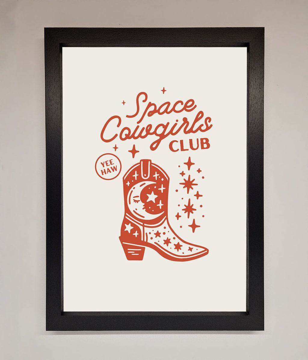 Space Cowgirls Club Framed Wall Art-1