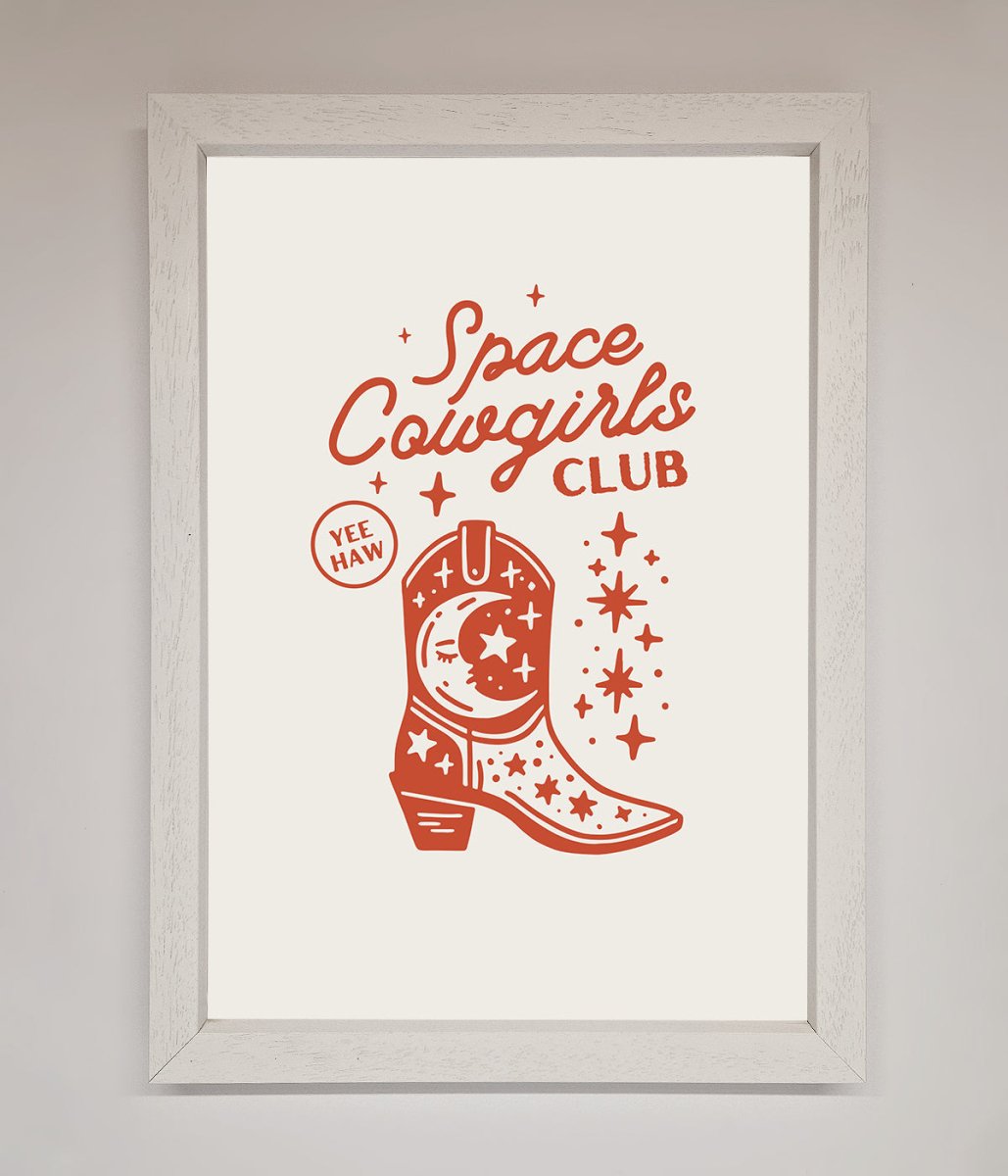Space Cowgirls Club Framed Wall Art-2