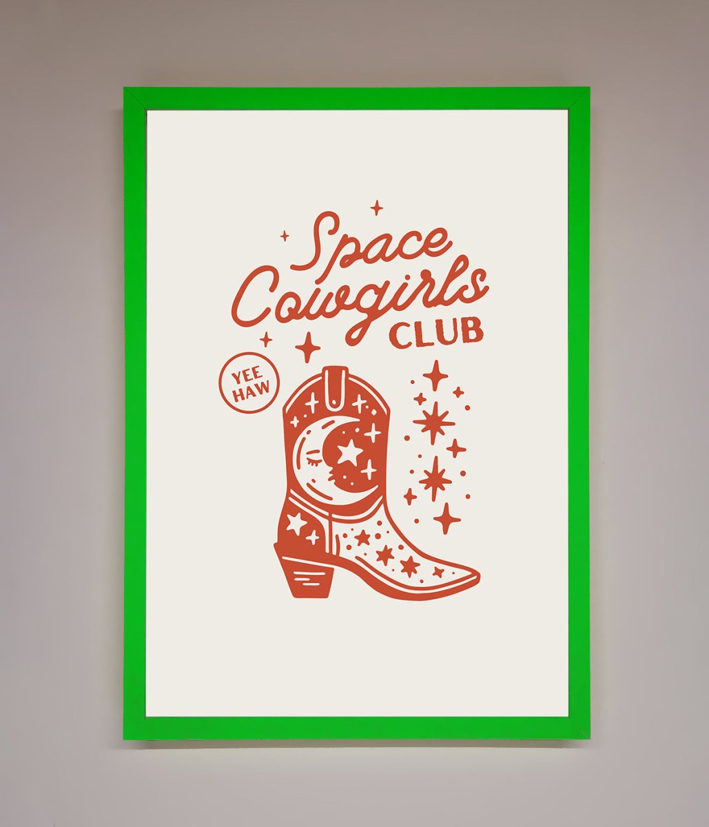 Space Cowgirls Club Framed Wall Art-11