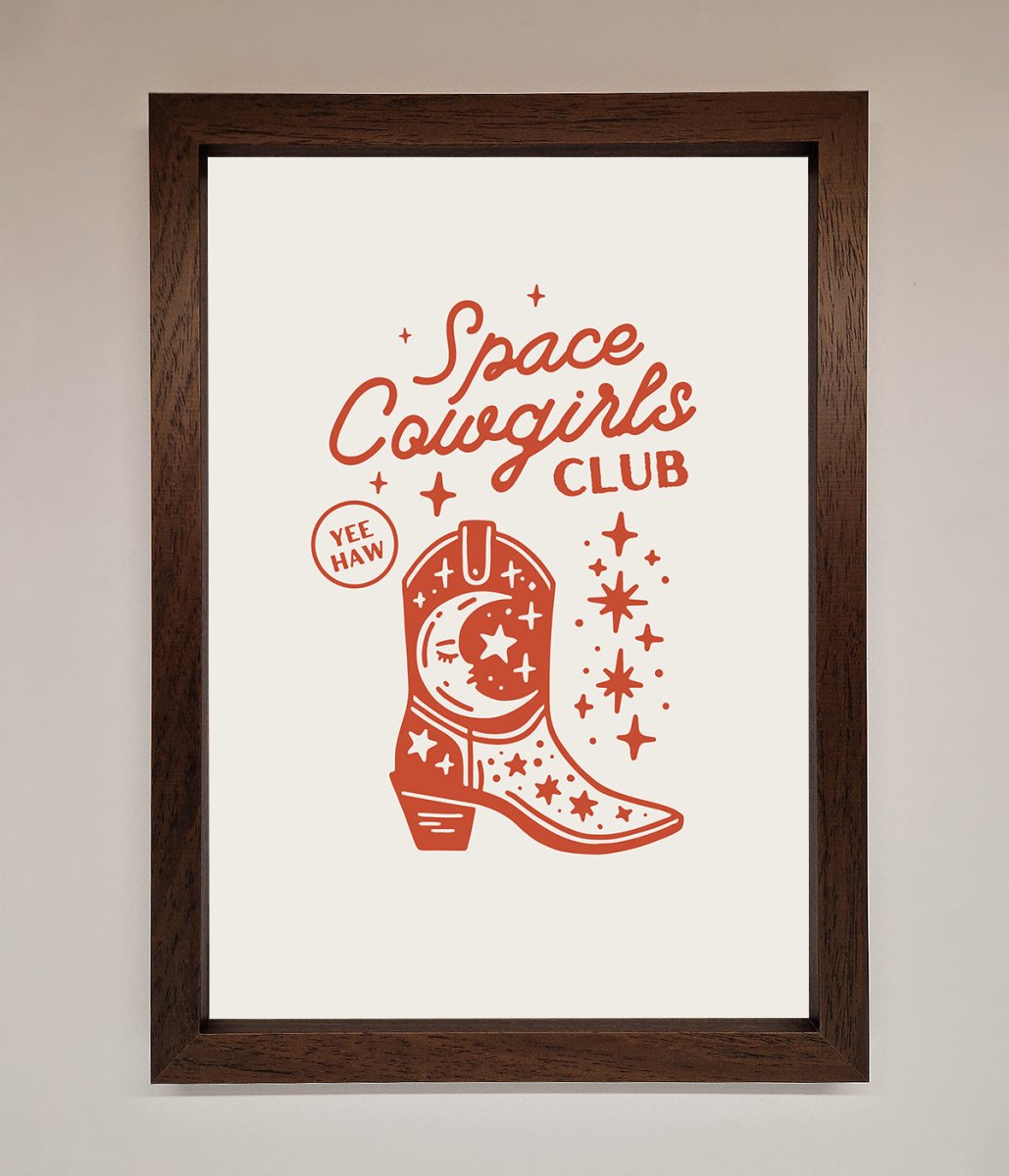 Space Cowgirls Club Framed Wall Art-10