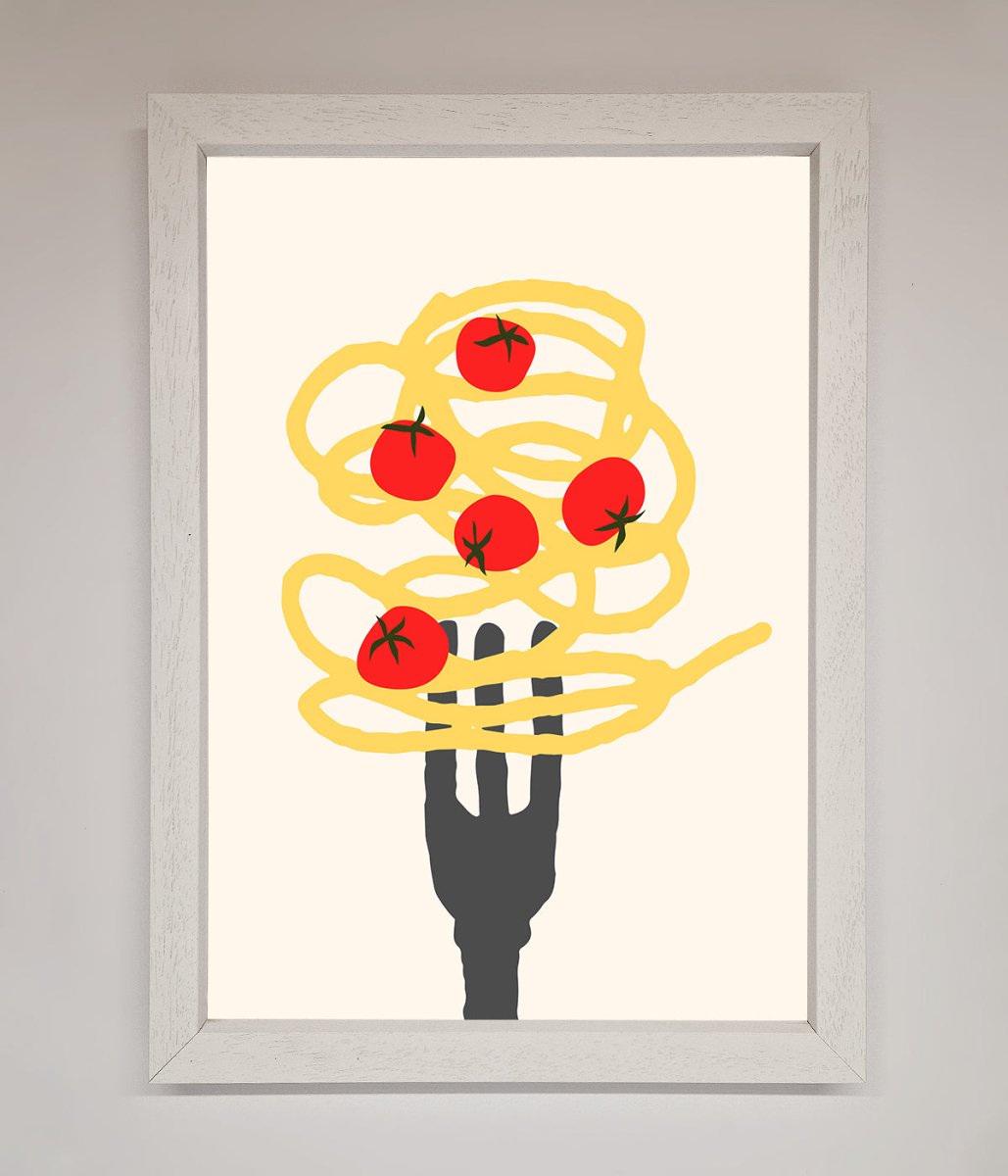Spaghetti Folk Framed Print-2