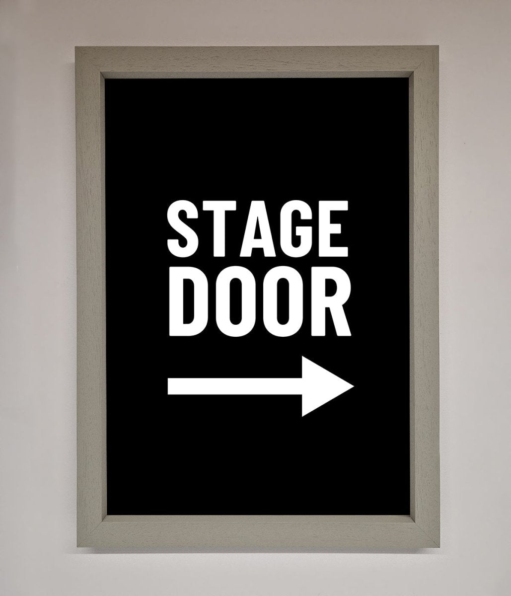 Stage Door Framed Print-3