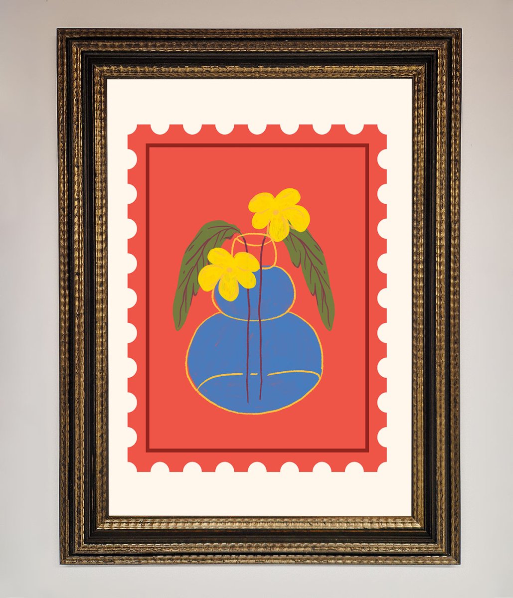 Stamp Plant Framed Wall Art-18