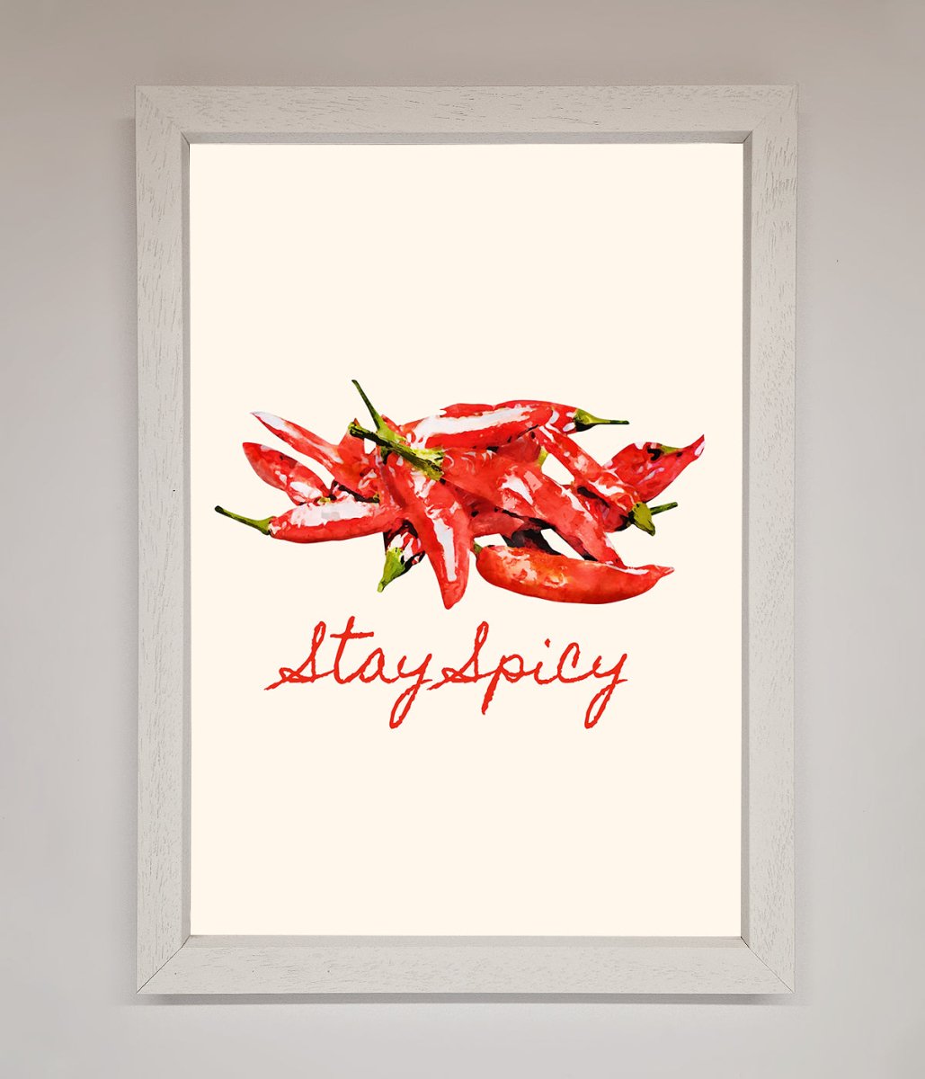 Stay Spicy Framed Print-2