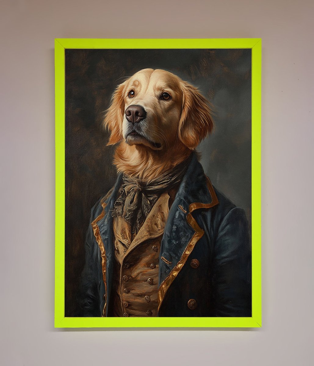 The Renaissance Golden Retiever Framed Wall Art-8