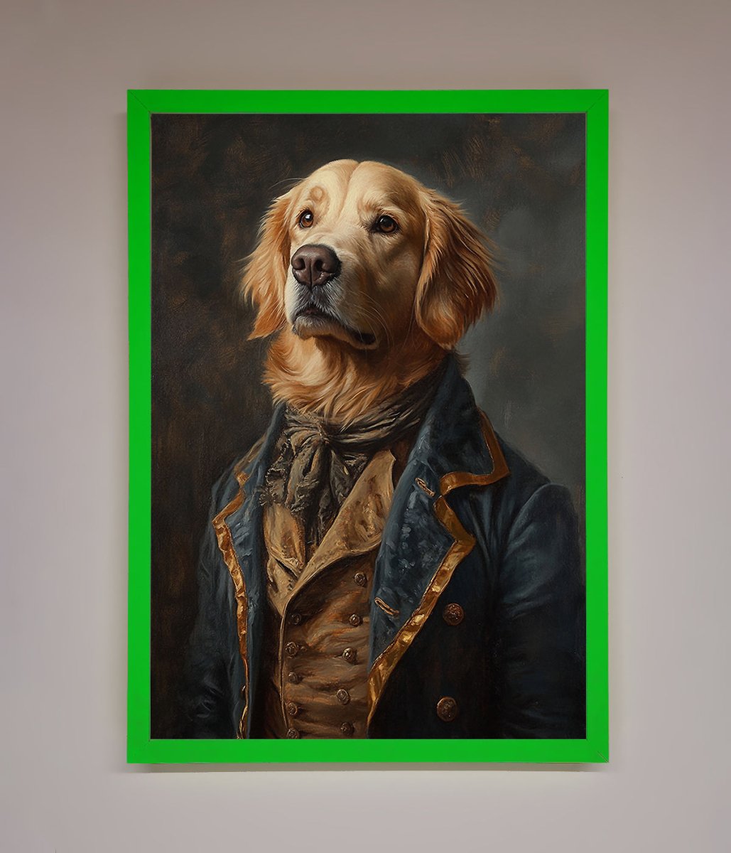 The Renaissance Golden Retiever Framed Wall Art-9